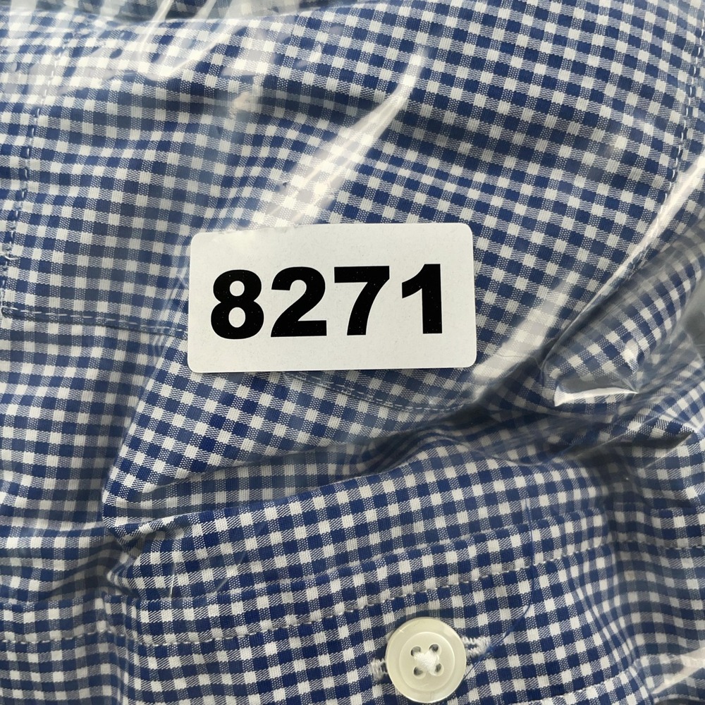 Brooks Brothers Shirt Mens Medium Blue Check Regent Fit Stretch Button Down - Picture 7 of 7
